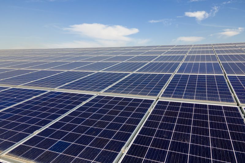 Commercial Solar Installation detail